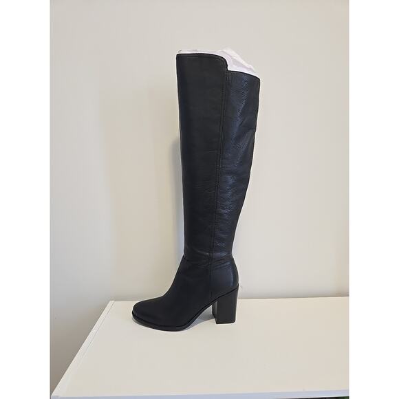 Naturalizer Kyrie Black Knee-High Boots Shoes, US Women's 7.5 Wide New
